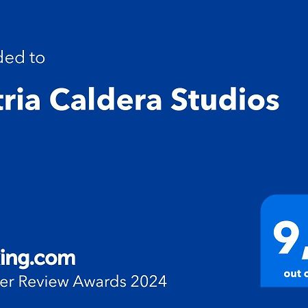Ostria Caldera Studios Oia  Exterior foto